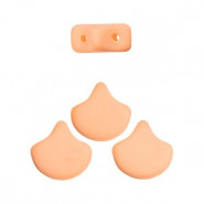 Ideal para hacer tus propias piezas de Joyería y bisutería: Abalorios Matubo Ginko 7.5x7.5mm Bondeli - Matt orange